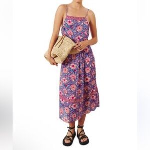 ba&sh Valentine Floral Midi Dress NWT